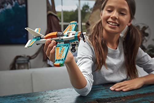Lego Technic Race Plane 42117 Toy to Jet Aeroplane 2 in 1 Stunt Model Building Set for Kids, Boys and Girls 7 Plus Years Old, Gift Idea