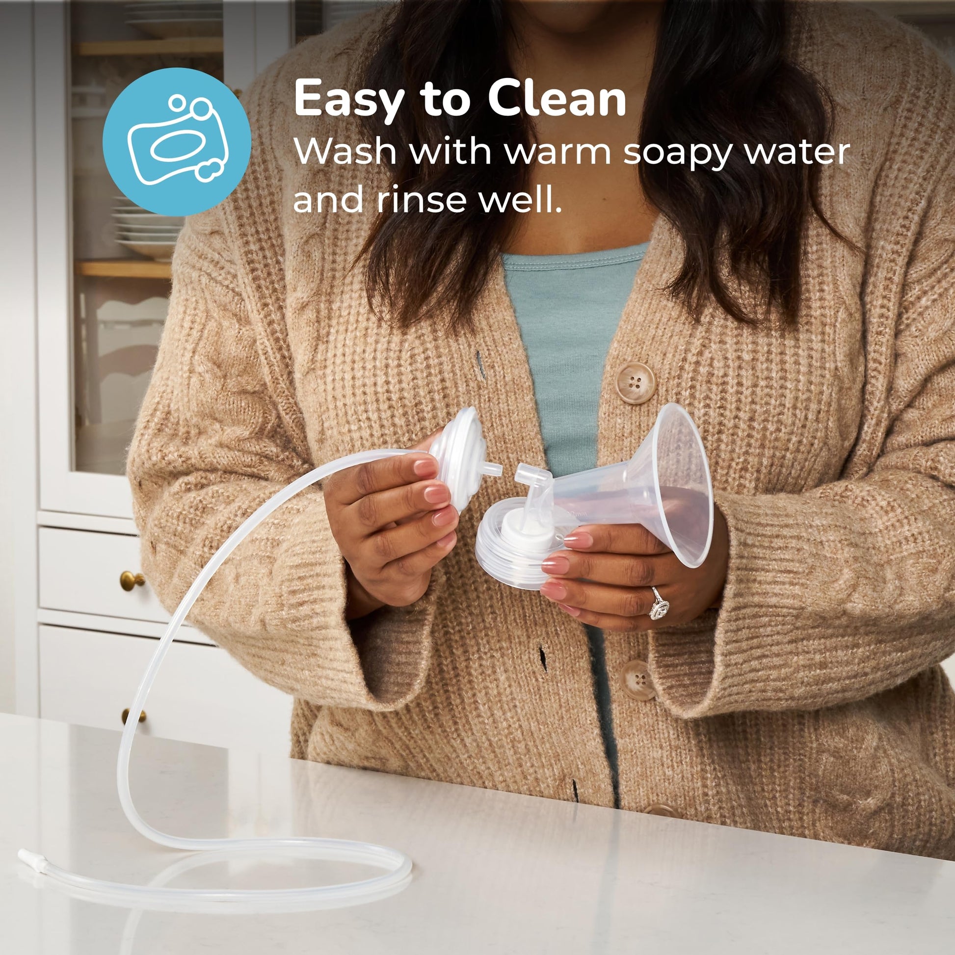 Spectra - Wide Breast Shield Set for Breast Milk Pumps