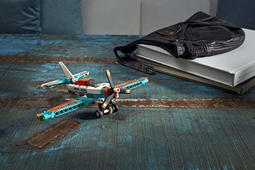 Lego Technic Race Plane 42117 Toy to Jet Aeroplane 2 in 1 Stunt Model Building Set for Kids, Boys and Girls 7 Plus Years Old, Gift Idea