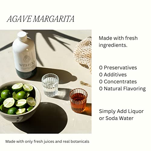 WithCo Craft Cocktail Mixers make 10-32 Drinks - Just Add Whiskey, Bourbon, Tequila, Vodka, Gin, Champagne or Seltzer