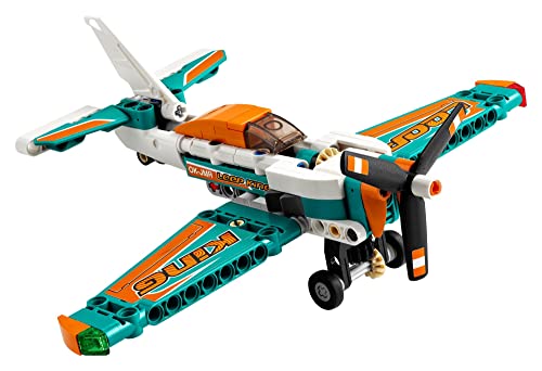 Lego Technic Race Plane 42117 Toy to Jet Aeroplane 2 in 1 Stunt Model Building Set for Kids, Boys and Girls 7 Plus Years Old, Gift Idea
