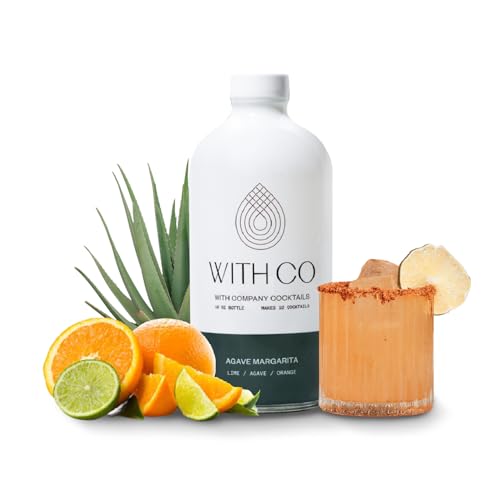 WithCo Craft Cocktail Mixers make 10-32 Drinks - Just Add Whiskey, Bourbon, Tequila, Vodka, Gin, Champagne or Seltzer